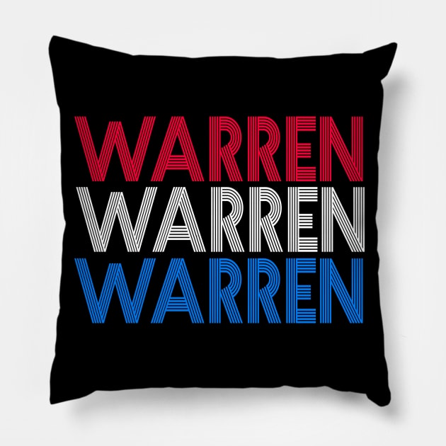 Warren 2020 President Election Gift Shirt Pillow by shamyin