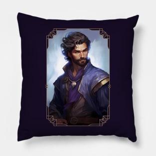 Gale, the Legendary Wizard of Waterdeep. Baldur's Gate 3 inspired funart Pillow