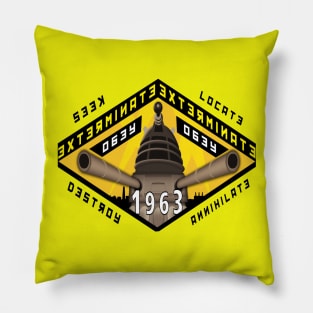 Battleship Dalek 1963 Pillow