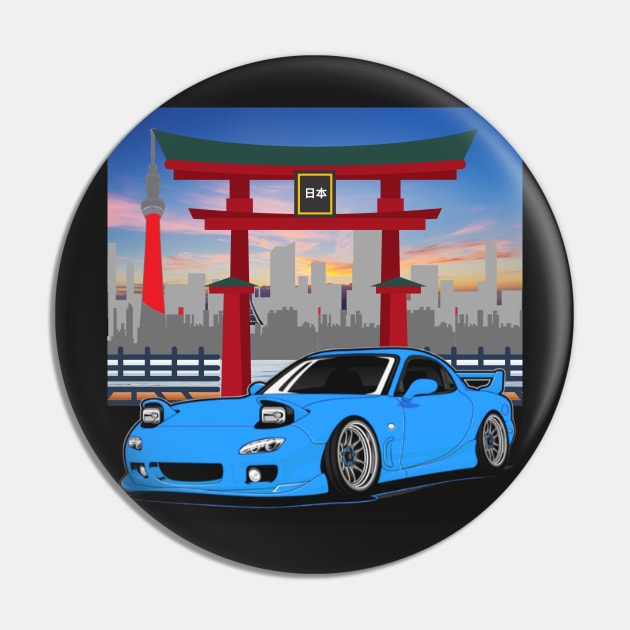 RX7 FD Pin by MOTOSHIFT