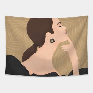 Fashion girl Tapestry