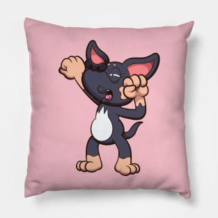 Yawning Chihuahua Pillow