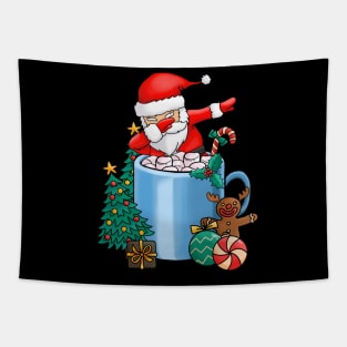 Cute and Lovely Animals with Christmas Vibes Tapestry