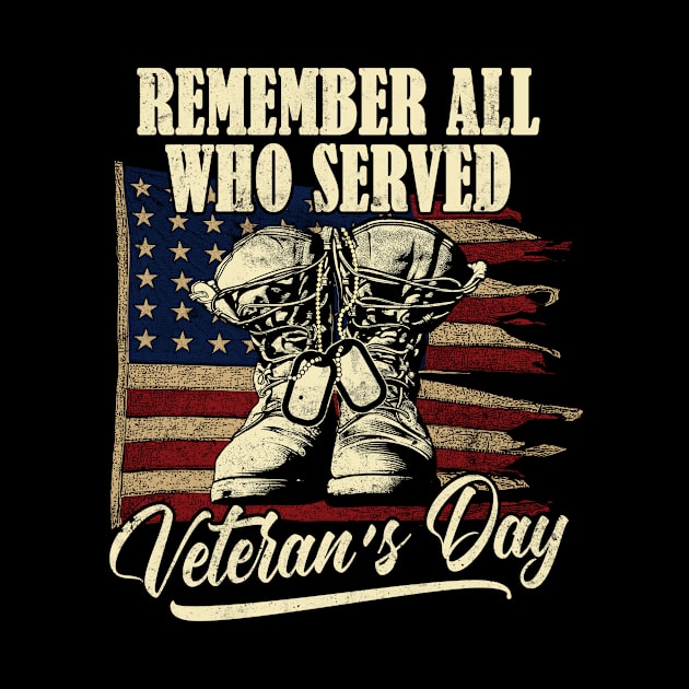 Veterans Day Remembrance by Foxxy Merch