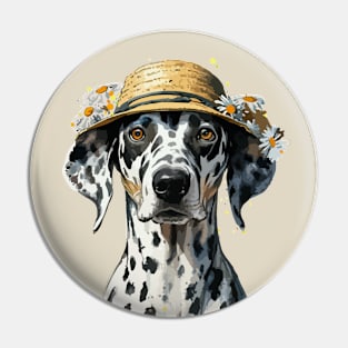 Dogs in Hats. Dalmatians Pin