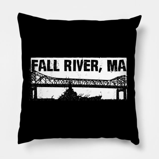 Fall River, MA Pillow by MacMarlon