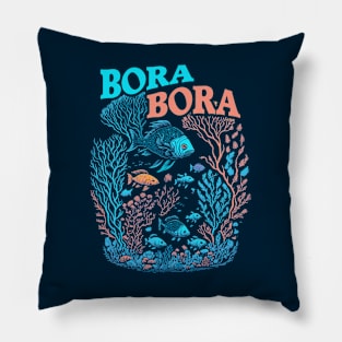 Coral Reef - Bora Bora Pillow