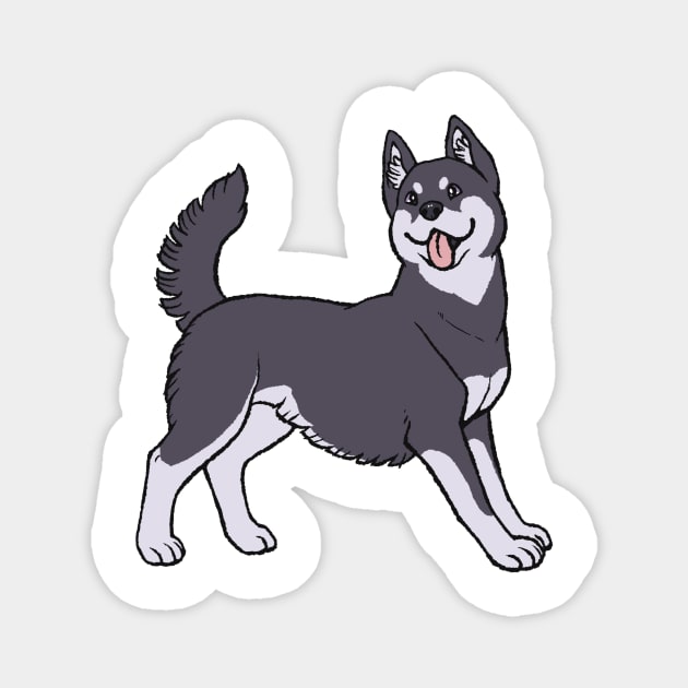 Lapponian Herder (Doggust 2022) Magnet by tiffatiel