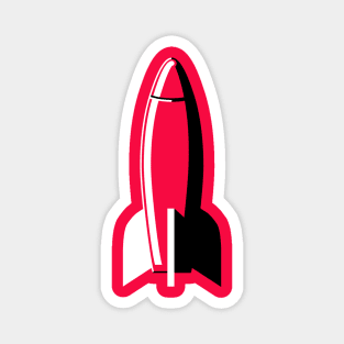 Rocket Graphic Magnet