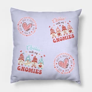 Retro Cute Valentine Stickers Pack Pillow