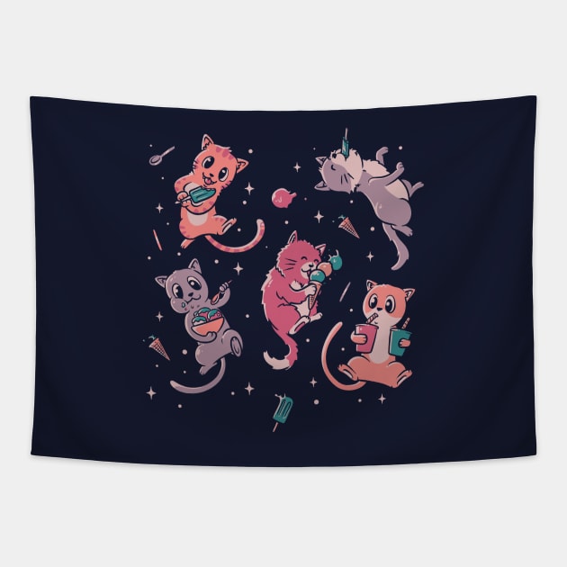 Ice Cream Cats by Tobe Fonseca Tapestry by Tobe_Fonseca