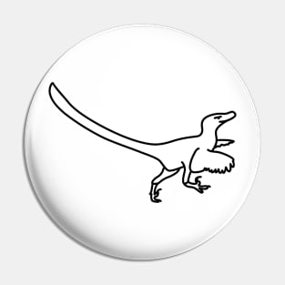 Velociraptor Pin