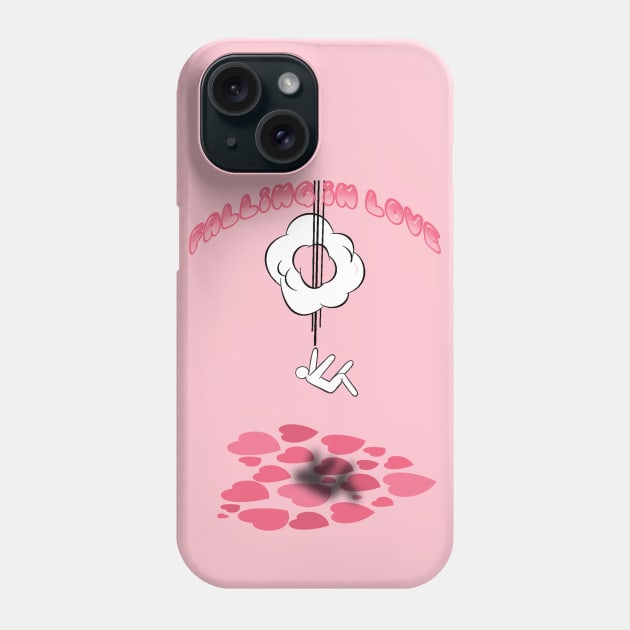 Falling in love during Valentine's Day Phone Case by MagesticLuminous