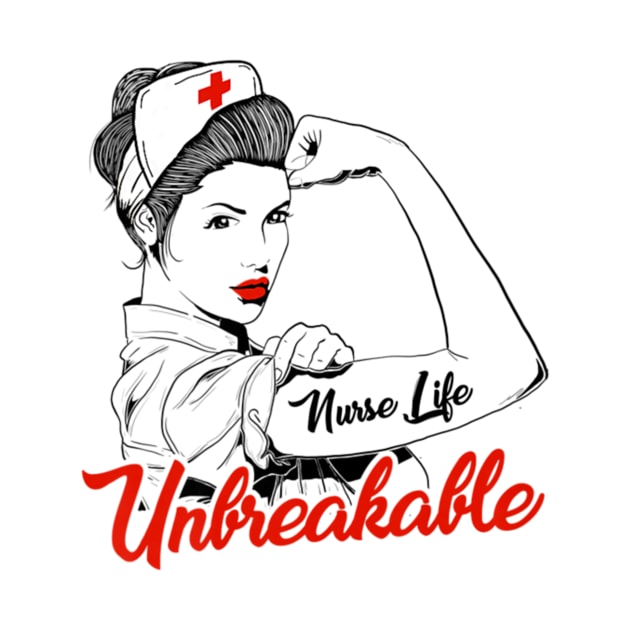 Womens nurse life Unbreakable shirt Rn Trauma Nurse Shirt by RoseKinh