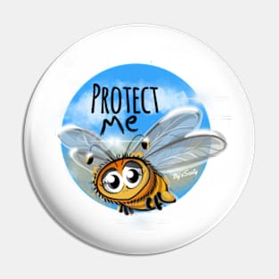 Protect bees Pin