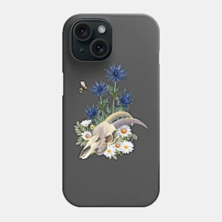 Wildflower Skull Phone Case