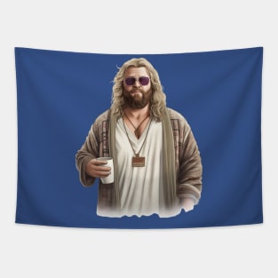 Fat Thor Dude Tapestry