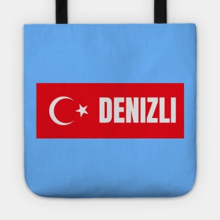 Denizli City in Turkish Flag Tote