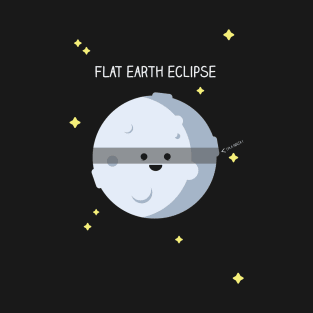 Flat earth eclipse T-Shirt