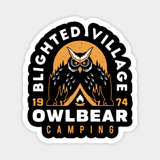 Owlbear Camping Magnet