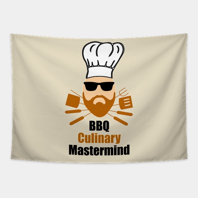 BBQ Culinary Mastermind Tapestry by learntobbq