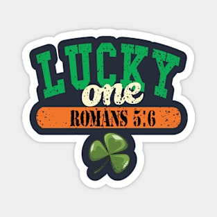 Lucky One (vintage look) Magnet