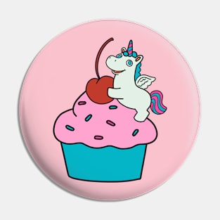 Cupcake unicorn Pin