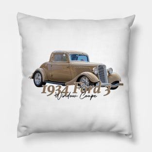 1934 Ford 3 Window Coupe Pillow