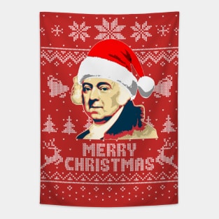 John Adams Merry Christmas Tapestry