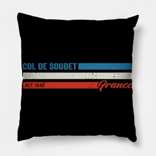 Col De Soudet Cycling Bike Souvenir Pillow