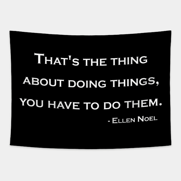 Doing Things Tapestry by Ellen Noel 