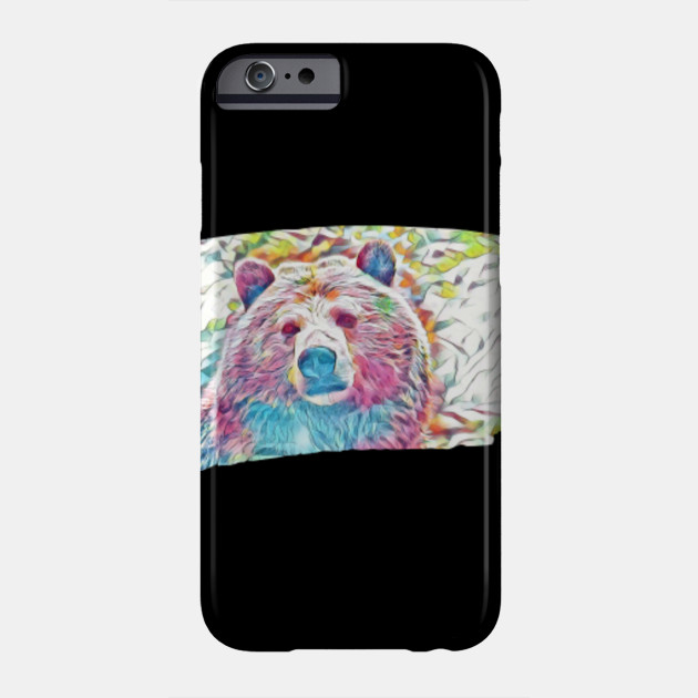 Colorful Bear Art Painting Polar Grizzly Cub Panda Boars