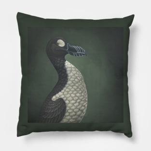 Great Auk (Pinguinus impennis) Pillow