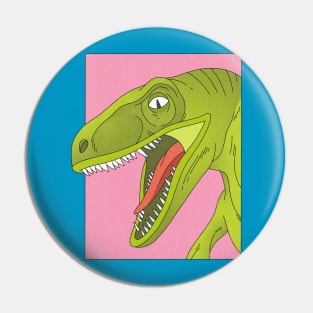 Jurassic Park Velociraptor Pin