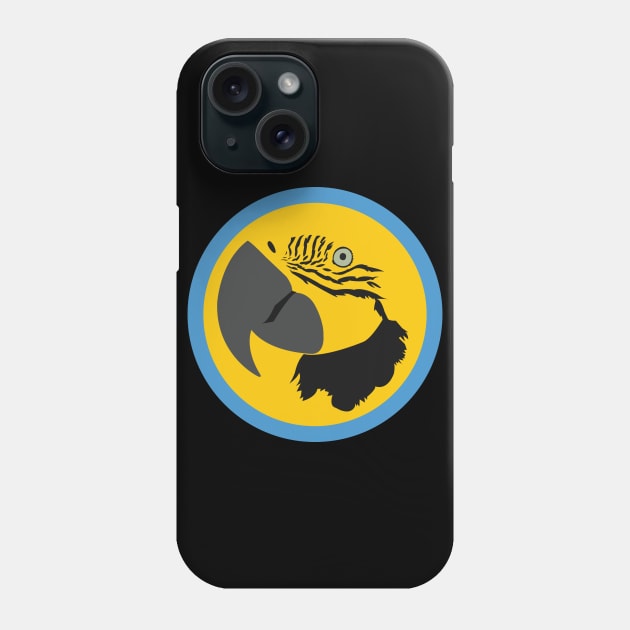 Macaw caw CAW Phone Case by DoctorBillionaire