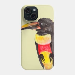 Colorful tropical toucan bird Phone Case