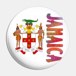 Jamaica Coat of Arms Design Pin