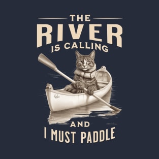 kayaking cat T-Shirt