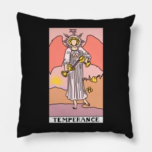 Temperance Tarot Card Pillow