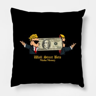 WallStreetBets, dollar Pillow