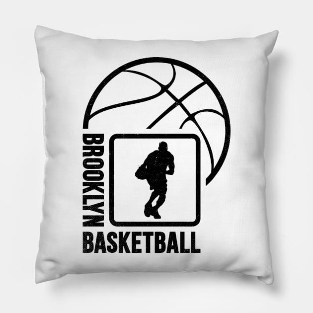 Brooklyn Basketball 01 Pillow by yasminkul