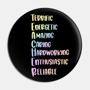 Teacher adjectives - inspirational teacher quote Pin