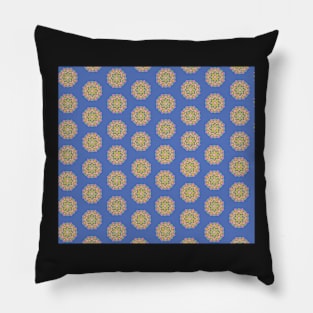 Mandala face mask Pillow