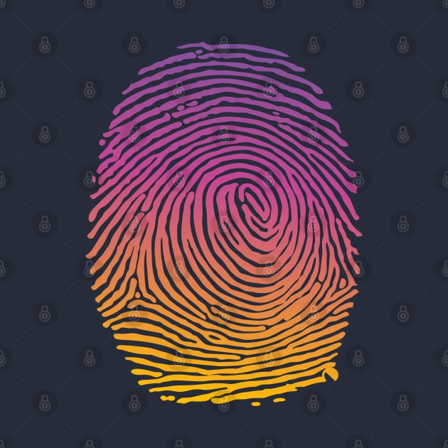 Finger print Colorful by Arief Uchiha