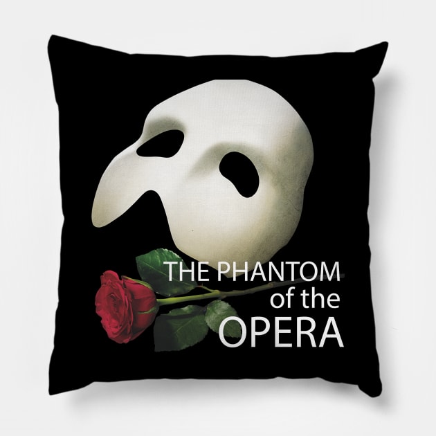 Phantom Of The Opera Pillow by maximus123