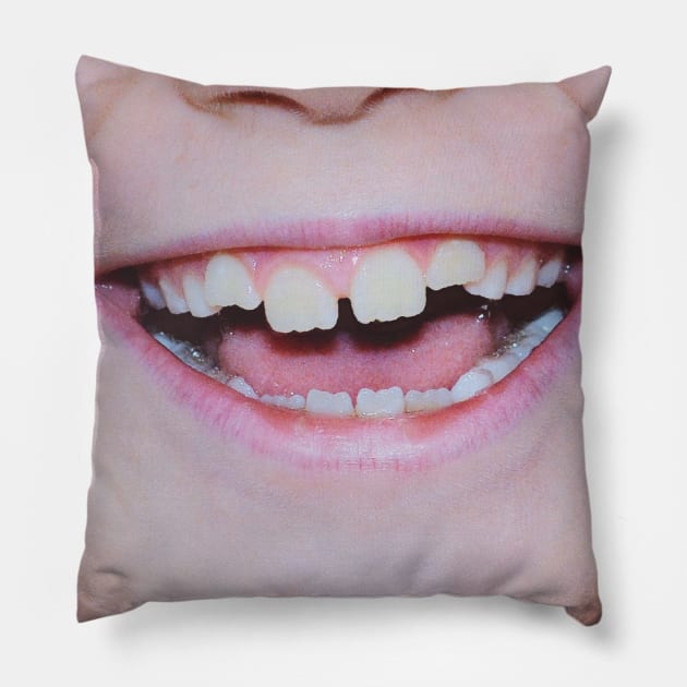 Funny face Mask Smiley mouth |Funny Face Mask | Smile Face Mask for kid | child Face Mask | Funny Face Mask for kid | smile mouth mask Pillow by jack22