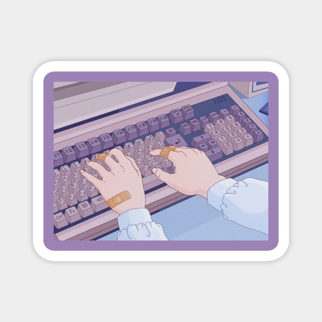 keyboard Magnet by Galka