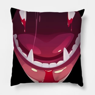 Halloween, Mouth Design Pillow