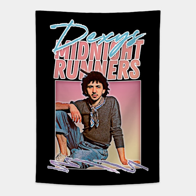 Dexys Midnight Runners / 80s Retro Fan Design Tapestry by DankFutura