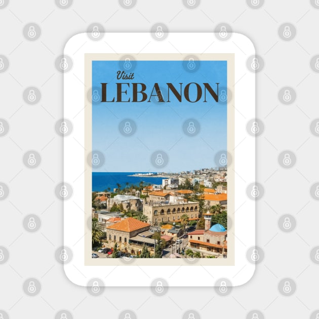 Visit Lebanon Magnet by Mercury Club